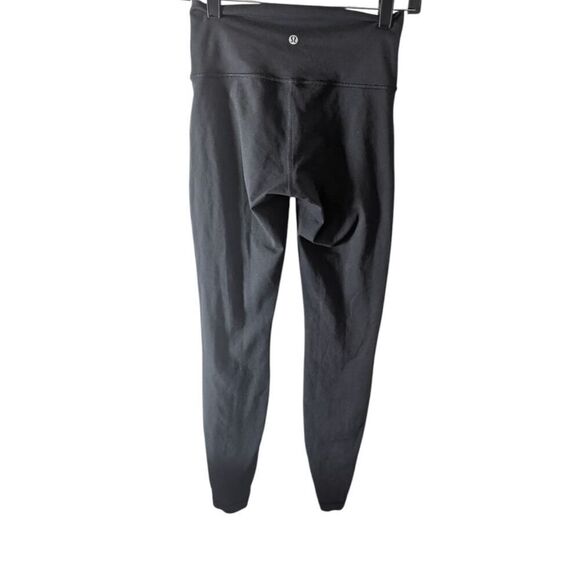 LULULEMON ATHLETICA Wunder Under Pant (High-Rise) 'Tech Mesh 28' In Black Size 6 - Picture 5 of 5